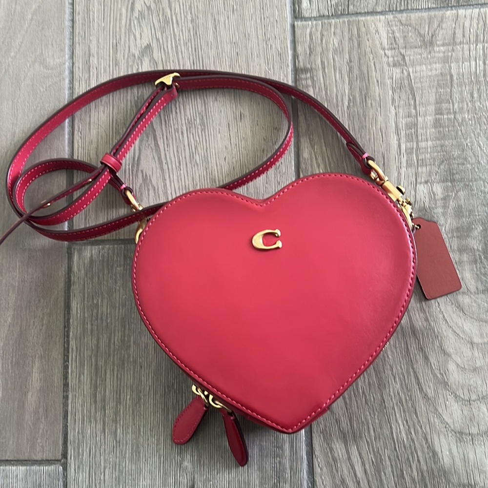 Coach heart crossbody